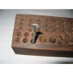 Vintage Craftool Co Leather Working Veiner Shaped Stamp Tool #406 Circa 1960's